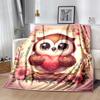 1pc Eagle Printing Lightweight Flannel Blanket, Comfortable and Warm Blanket, for Camping Sofa Bed and Couch Office, In All Seasons