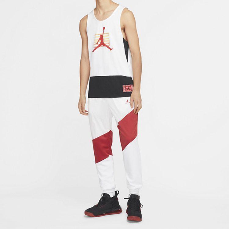 Jordan Tank Tops Men's White Moderate Straight Fit CW0846-100