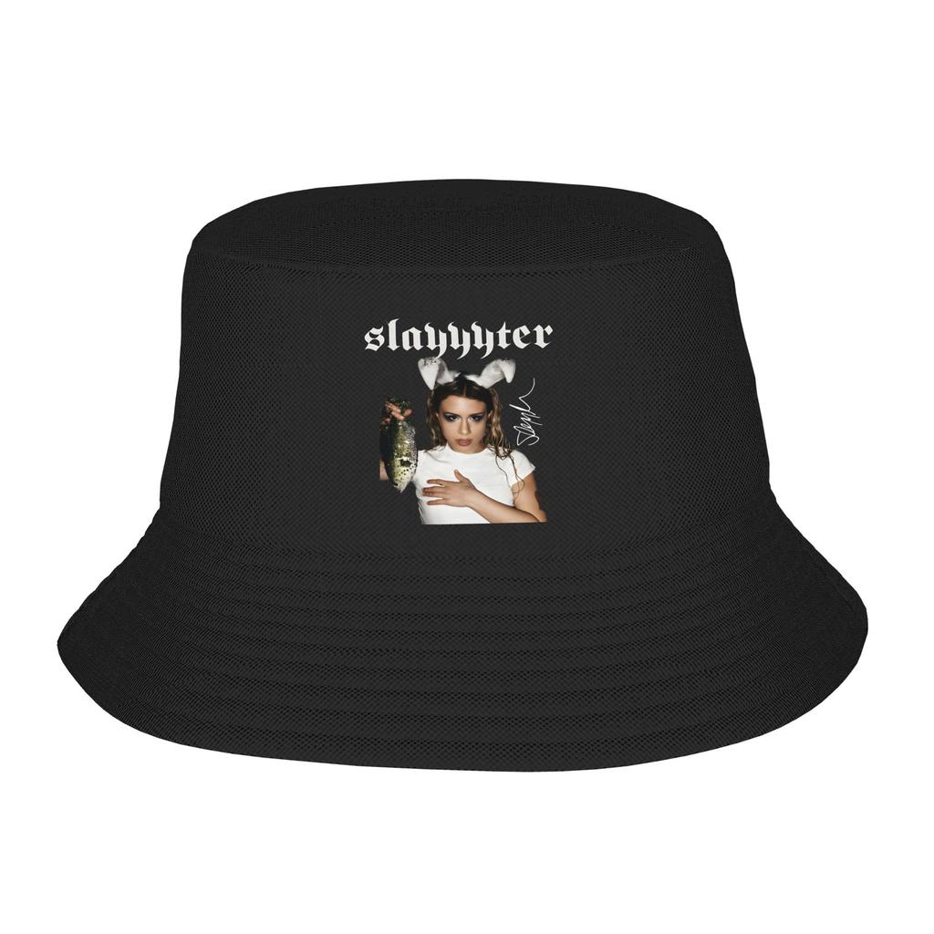 Slayyyter Bucket Hat Spring Fashion FisherUnisex Hats For Women Soft Fold Vacation Caps Hip Hop Custom Visor Hats