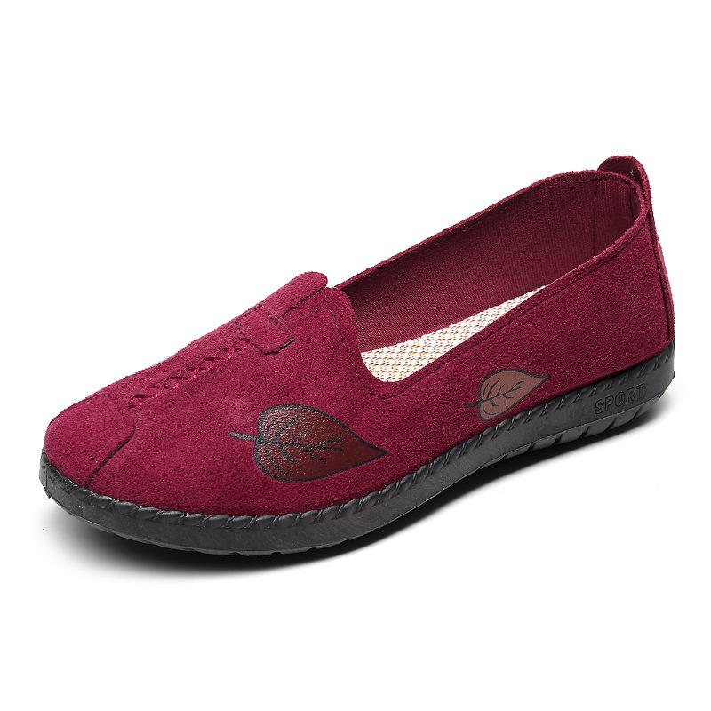 2025 Autumn New Old Beijing Cloth Shoes Retro Breathable Elderly Shoes Women's Soft-soled Lazy One-pedal Casual Mother Shoes