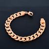 Pure 100% Copper Curb Bracelet | Solid Copper Jewelry | Curb Link Chain Bracelet | Copper Bracelet Jewelry for Her/him - 46 Grams, 9" Inches