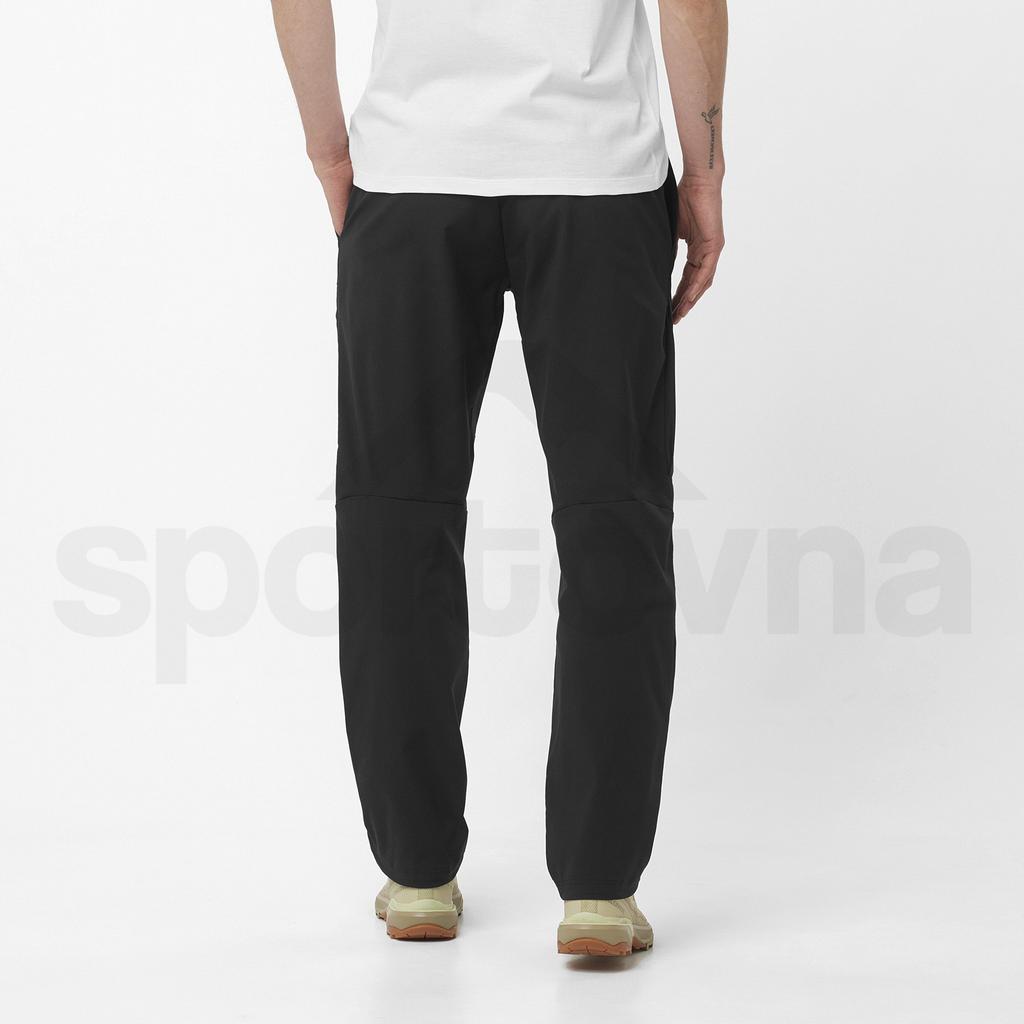 SALOMON Outerpath Minimalist Comfortable Water-Resistant Mid-Rise Straight-Leg Casual Pants Men Bottoms Deep-Black LC2212200