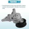 Uxcell Replacement Drive Belt Tensioner Idler Pulley Assembly for GMC Yukon Sierra 1500