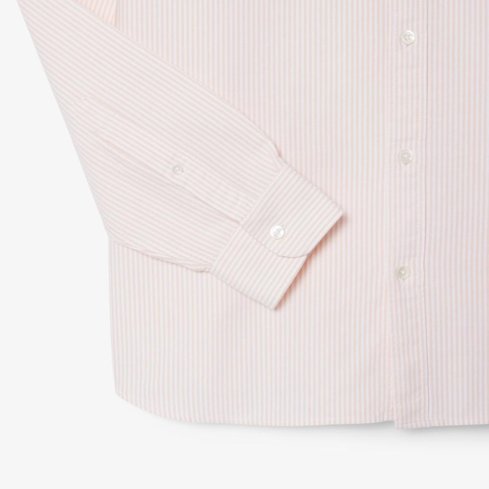 [lacoste] Men's Oxford Stripe Shirt CH7552-56G75D