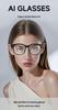 AI Smart Glasses with 800W Camera for Photos, Videos, Image Recognition, and Translation.