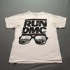 Six Fifty One T-Shirt Herren Groß Grafikdruck Run Dmc 2010 Lounge Weißes T-Shirt