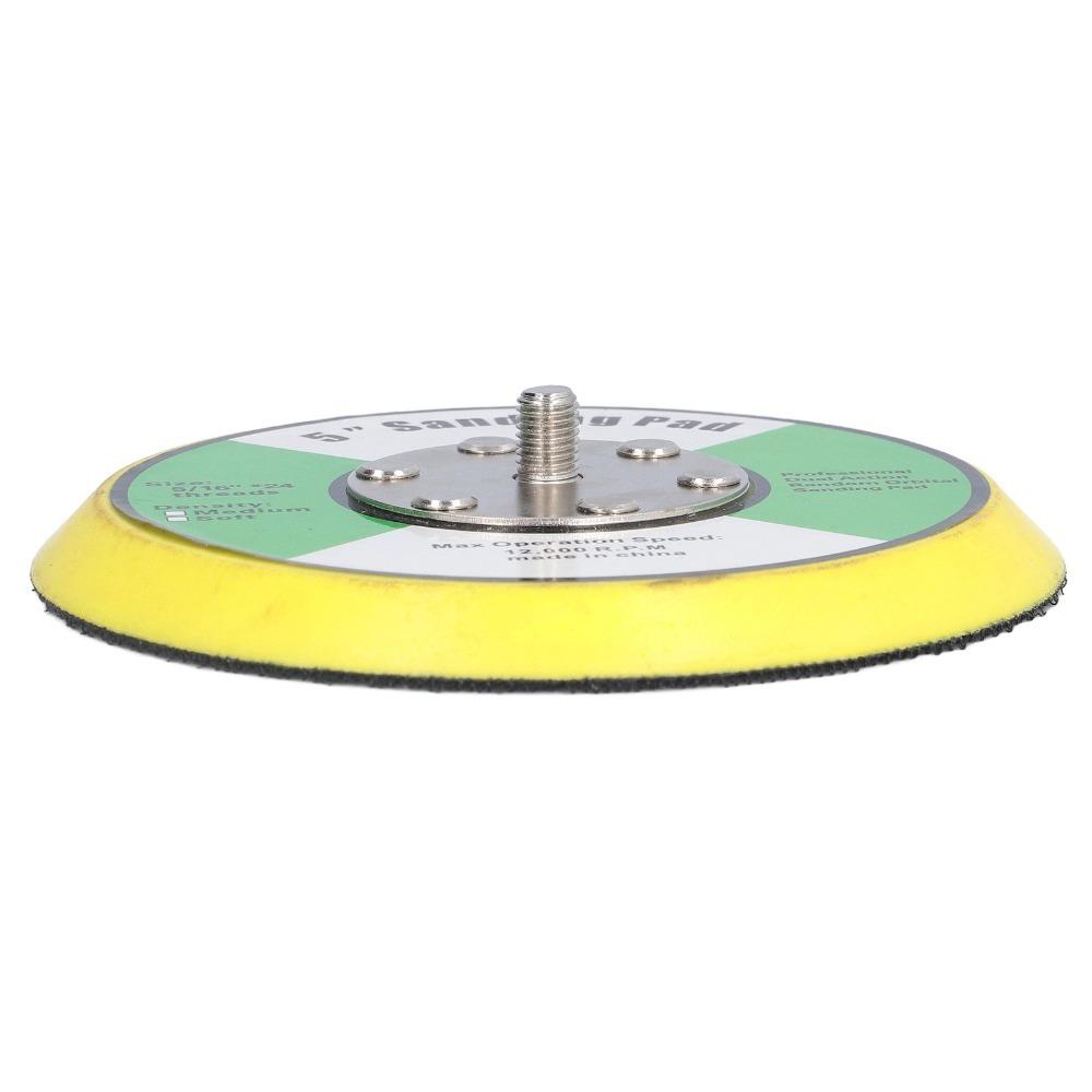 5 inch / 6 inch Backing Pad 5/16"-24 Thread 6 Hole Hook and Loop Backing Plate Flexible / PU Sander Pad