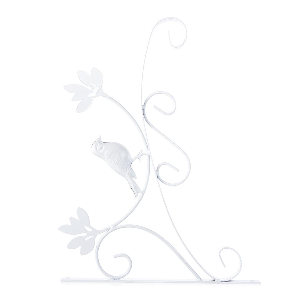 Retro Storage Rack Flower Basket Bracket Garden Planter Hooks Wall Hanging Hook Metal Plant Bracket