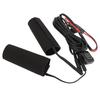 Motorcycle Heated Grip Cover 12V IP67 Water Resistant 3 Temperature Setting Hook and Loop Closure Motorcycle Handlebar