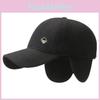Color Baseball Solid Cap Winter  Warm Ear Protector Outdoor Breathable Hats