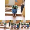 Plush Succulent Potted Plant Decor With Keychain Attachment For Home Office Use