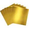 Gold Metallic Cardstock Paper, 30pcs of 12”x12” (250 GSM) - Foil Board, Mirror Finish Surface, Perfect for Crafting, Invitations & Decorations