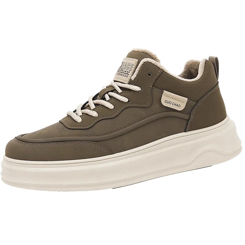 

Men s Winter Outdoor Boots Explosive Style Tooling Boot High Tops Anti-slip Casual Trendy All-match Lightweight New Arrival Hot 44 зелений