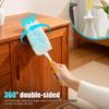 Duster for Swiffer Double Sided 360° Electrostatic Precipitator with Replaceable Dust Collector Head Disposable Feather Duster