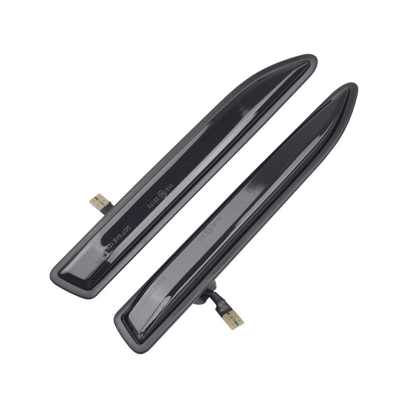 2Pcs LED Dynamic Side Marker Turn Signal Light Sequential Blinker Lamps For Ford Mondeo 4 Mk4 Saloon Estate BA7 2007-2015
