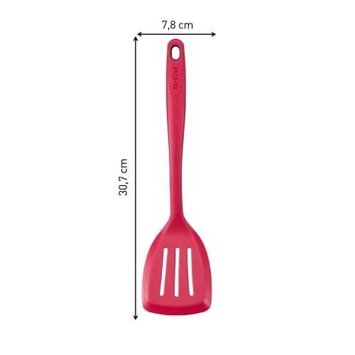T-fal Ingenio Proflex Turner, Platinum Silicone, K12503, dishwasher safe, easy to clean, and easy to turn over without breaking.