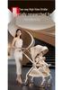 Wanyya T9 Four-Wheel Baby Stroller - Adjustable Recline, High Landscape, Newborn-Friendly Shock Absorption