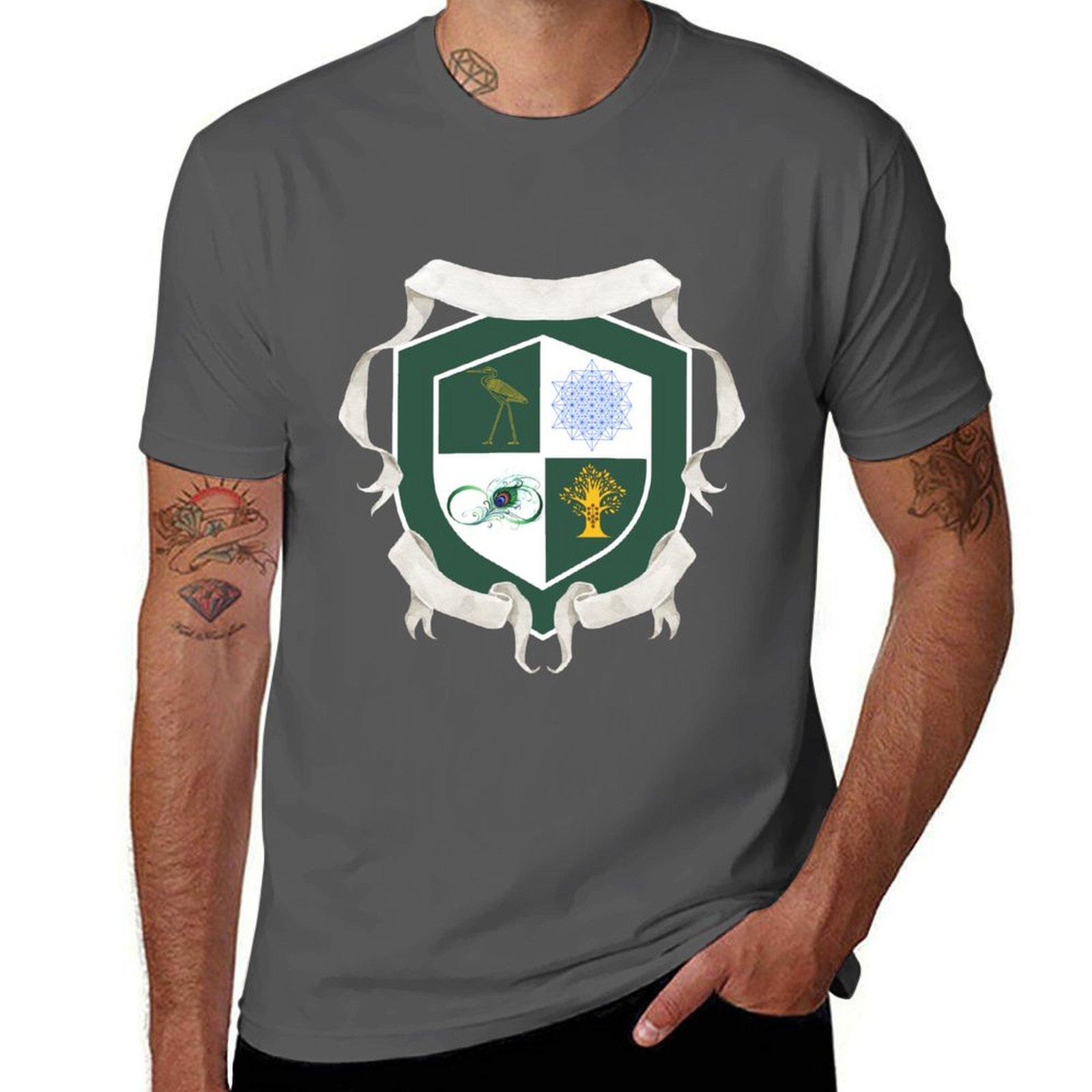 

Emerald crest T-Shirt cotton t shirts high quality t shirts for man pack cotton man graphic t shirt T-Shirt 4XL