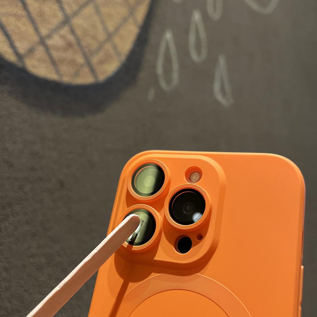 Magnetic Case for iPhone 13 Pro Compatible with MagSafe Liquid Silicone Phone Cover with Camera Lens Protector