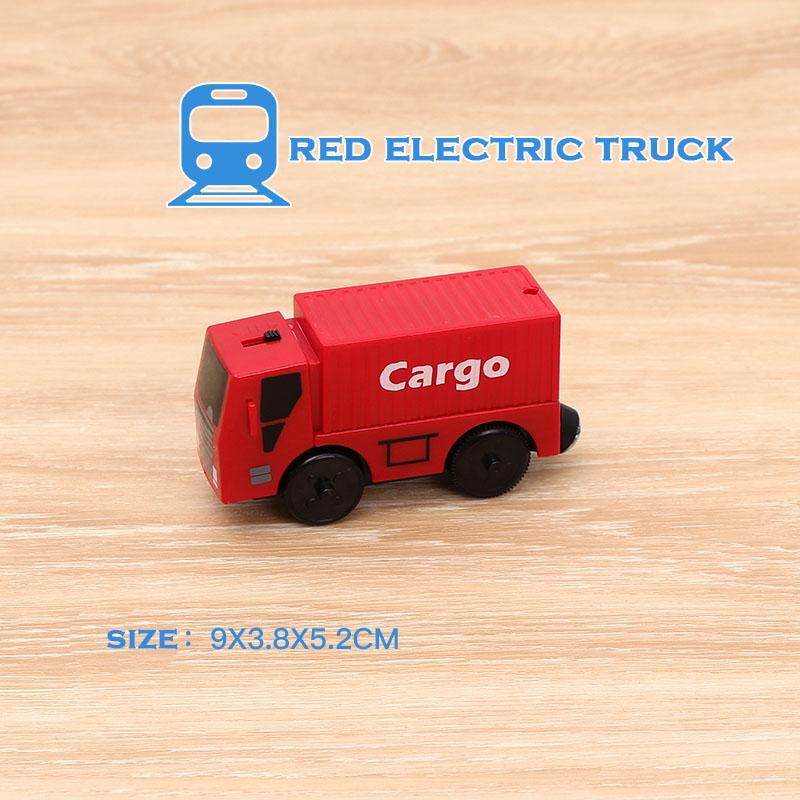 RC Electric Train Set Locomotive Magnetic Train Diecast Slot Toy Fit for Brand Wooden Train Railway Track Toys for Kids Gifts