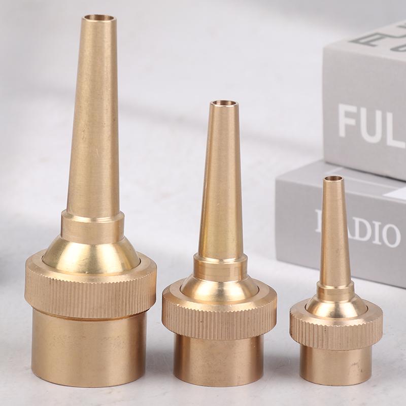 .1/2" 3/4" 1" Female Thread Copper Straight Jet Fountain Nozzle Adjustable Water Fountain Garden Park Radial Water Column
