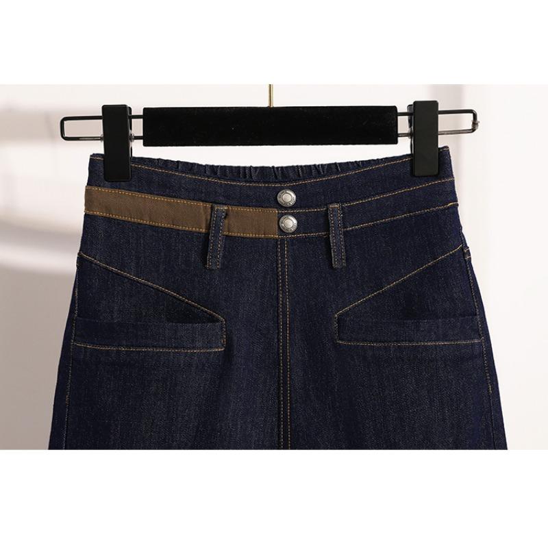 DIMANAF 2025 New Plus Size Women Shorts Pants Summer Loose Jeans Short Basic High Waist Solid Pants Elastic Waist