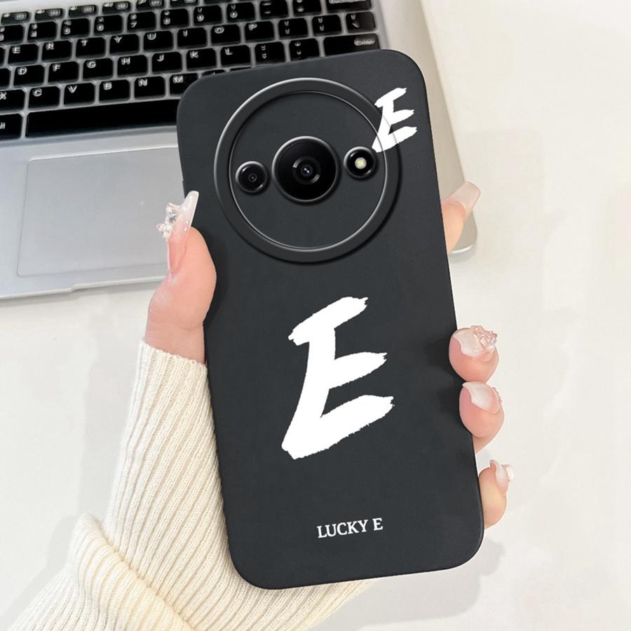 For Xiaomi Redmi A3 Back Cover Popular Letter Protector Soft Silicone Phone Cases For RedmiA3 A 3 4G Xiaomi Poco C61 Funda