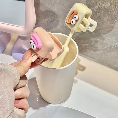 1PC Dopamine Home Toothbrush Head Protective Cap Electric Toothbrush Storage Clip Convenient Travel Toothbrush Cover Clip