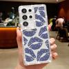 Diamond Frame Lips Print Soft Silicone Case For Samsung S25 Edge S24 FE S23 Ultra S22 A16 A56 A36 A15 A55 A35 Clear Shockproof Phone Cover
