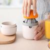 Hand Fruit Juicer Citrus Orange Squeezer Lid Rotation Press Anti-Slip Reamer for Lemon Lime Grapefruit Capacity Machine