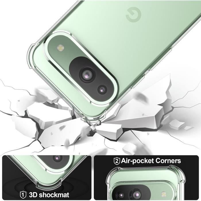 Coque de protection - Google - Pixel 9 - Antichoc - Cordon Bleu Marine - Souple