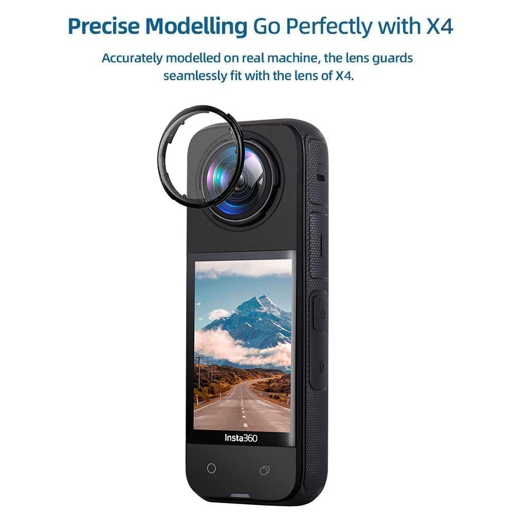 Rotating Lens Protector Cap Anti-Scratch Protective Lens Guards New Lens Guard for Insta360 X4