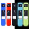 Luminous Remote Control Case Anti-fall Remote Control Sleeve Silicone Case for TCL RC902V