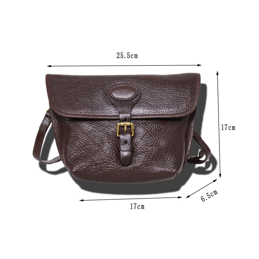 Johnature Retro Texture Women's Bag Genuine Leather Versatile Commuter Shoulder Crossbody Bag