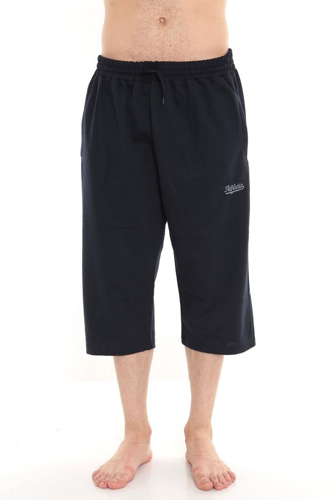 Women's Style Big Size Shorts & Bermudas Plus Size Unisex Capri Shorts Navy Blue