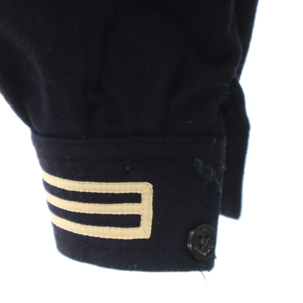 US NAVY 60s 70s vintage Long sleeve Sailor shirt Navy Men's Used