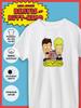 Geripptes bedrucktes T-Shirt - Beavis und Butt-head