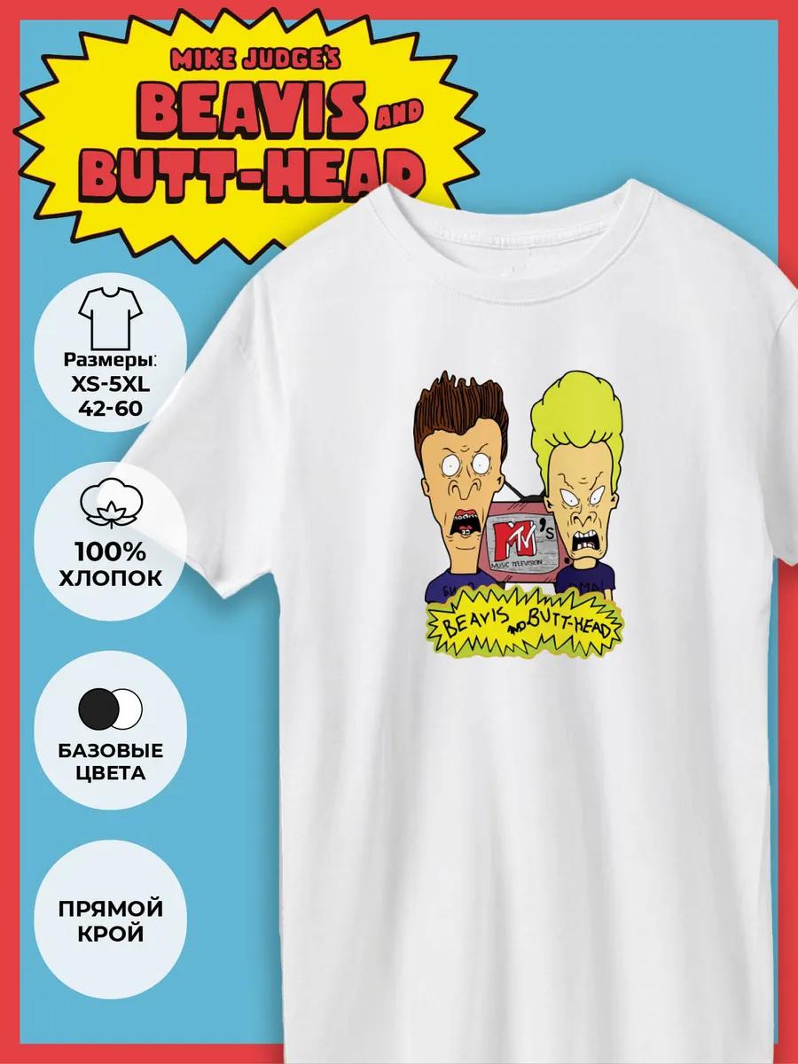 Straight Printed T-shirt - Beavis and Butt-head S
