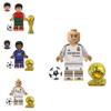 Soccer Star Series Team Building Blocks Set Small Plastic Pieces