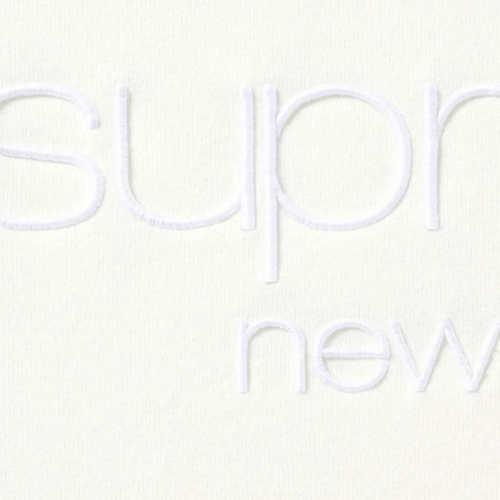 Supreme Classic Logo Hooded Sweatshirt White
