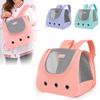 Cat Backpack Supplies Foldable Portable Breathable Double Shoulder Cat Bag Fashionable Pet Bag Foldable Puppy Backpack