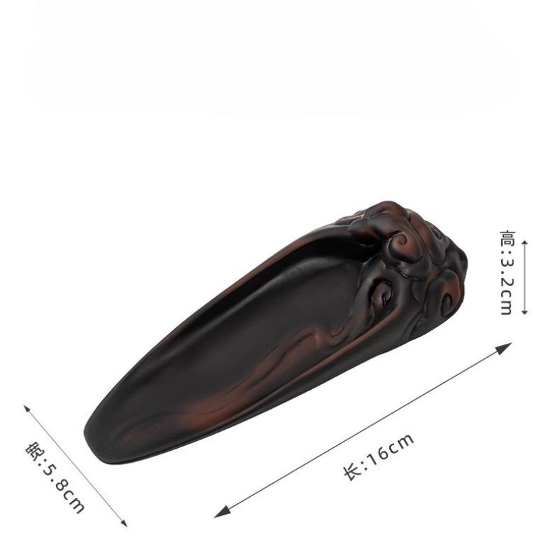 

Home Handmade Tea Ceremony Accessories - Purple Pottery Tea Dispenser Ceramic Awakening Tea Accessories