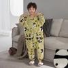 100% Cotton Kids Pajama Set One-Piece Sleepwear Boys Girls Toddler To Teen Warm Lightweight Nightwear