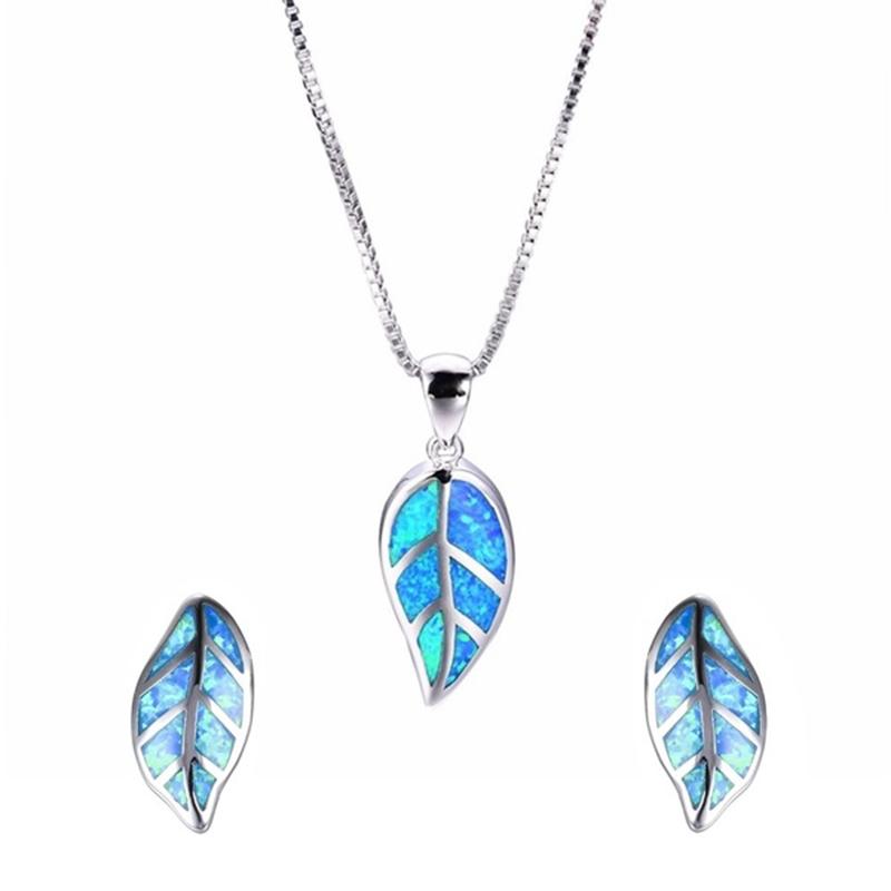 Fashion Opal Jewelry Set For Women Imitation Blue Fire Opal Cut Turtle/Cat Pendant Necklace Earrings Wedding Jewelry PURPLE