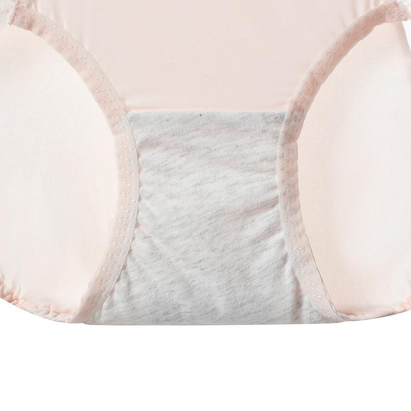 Fentenggan 7A Antibacterial Hip Wrap 3 Smooth Lace Women's 100 Cotton Crotch Underwear