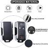 Key Fob Shell Case Replacement for Chevy Silverado Colorado GMC Sierra 1500 2500 3500 HD Canyon 2014 2015 2016 2017 2018    M3N-32337100 4 Button