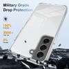 For Samsung Galaxy S22 5G Clear Phone Case TPU PC Anti-Slip Drop-Proof Back Cover