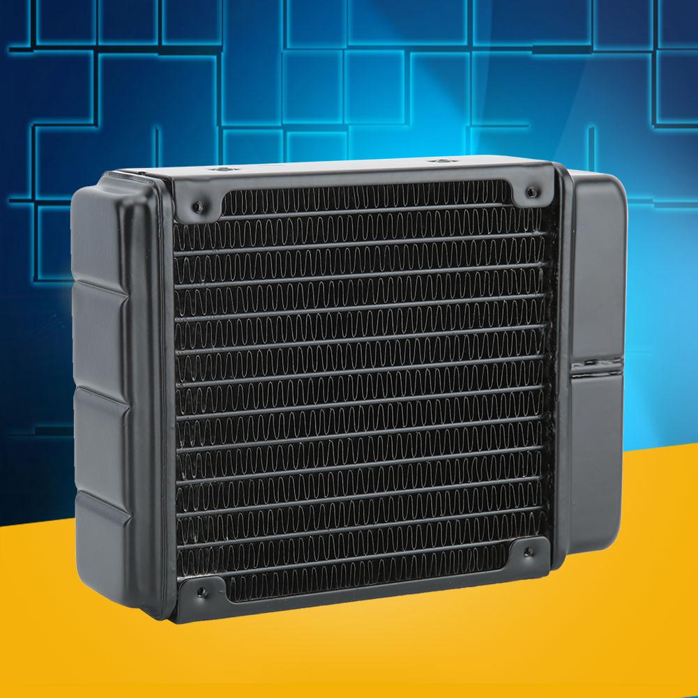 Water Cooling Radiator Double Core Heat Sink Computer Replacement Accessory for Beauty