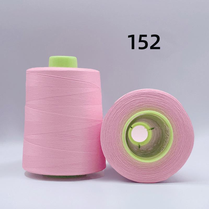 High-Speed 8000-Yard Black & White Sewing Thread - 402 Flat Pagoda Thread for Clothing