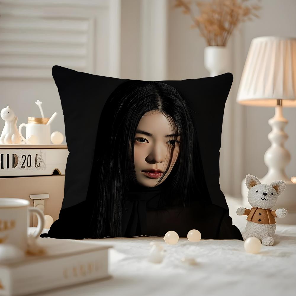 Lim Jiyeon Actress Cushion Cover Pattern Printed Pillowcase For Living Room Sofa Cushion Cover & Bedroom Decor